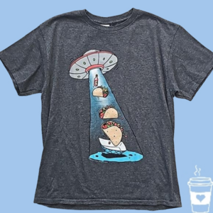 Taco Alien Abduction Graphic Tee